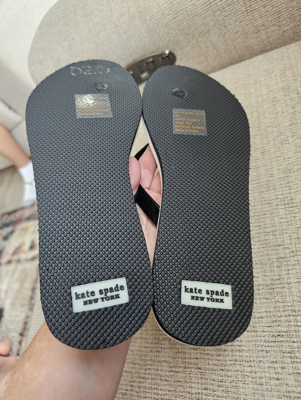 Kate Spade Mini Wedge Flip Flops - Picture 6 of 9